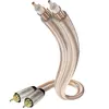 Câble audio IN-AKUSTIK STAR CINCH - 1,5 m - Connecteur RCA - Transparent