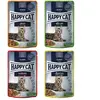 12x85g Happy Cat Meat en sauce lot mixte II - Pâtée pour chat