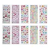 GLOREX FOLIA Planche de Stickers Epoxy Lettres