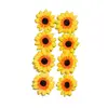 30 TOURNESOLS ARTIFICIELS 4CM JAUNE Jaune