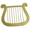 Harpe dorée en plastique 30cm