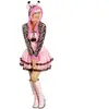 Déguisement robe Girafe rose adulte, taille M/L