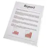 Esselte 56218 boîte de 100 chemise coin a4 - transparent
