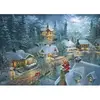 Schmidt Spiele 57529 Puzzle de Noël Thomas Kinkade Silent Night, 1000 pièces, Floral, Multicolore