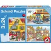 Puzzle 24 Pièces : 3 Puzzles - Pompiers et Secours, Schmidt Spiele