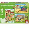 Puzzle enfant 3x24 pièces - À la ferme - SCHMIDT AND SPIELE