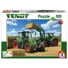 Schmidt CGS_56256 Puzzle: 100 Tractor Cargo Front Loader Fendt, Multicolor