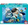Schmidt Spiele Amis sous-Marins, Puzzle pour Enfants, 200 pièces, 56360, Multicolore