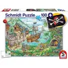 Schmidt Spiele Dans la baie aux pirates - avec add on (drapeau pirate) - 100 pcs