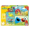 Tierisch stark, 3x48 Teile: Kinderpuzzle Sesamstraße