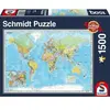 Puzzle Planisphere - SCHMIDT SPIELE - 1500 pieces - Voyage et cartes - Bleu - 12 ans