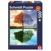 Schmidt , The Seasons Tree Puzzle - 500pc, Puzzle, Ages 12+, 1 Players