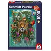 Schmidt Spiele- Roi de la Jungle, Puzzle de 1000 pièces, 58960, Coloré