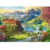 Puzzle 1000 pièces : Détente dans les Dolomites