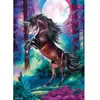 Puzzle 1000 pièces : Licorne au clair de lune