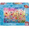 Puzzle 1000 pièces : Prairie de coquelicots