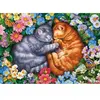 Puzzle 1000 pièces : Sommeil aux pattes de velours