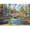 Puzzle 1000 pièces : La magie des canaux d'Amsterdam