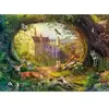 Puzzle 1000 pièces : Château de conte de fées dans la forêt