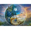 Puzzle 1000 pièces : Yin & Yang - Le monde des montagnes