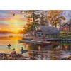 Spielwaren Puzzle 1000 pièces - SCHMIDT - Hangar à bateaux avec canoës
