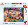 Schmidt Puzzle 1000 pièces : Roulotte en bord de mer