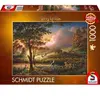 Schmidt Spiele Puzzle 1000 pièces : Moissons dorées de soleil - Terry Redlin