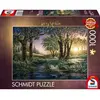 Schmidt Spiele Puzzle 1000 pièces : Magie de l’étang au matin - Terry Redlin