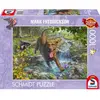 Schmidt Puzzle 1000 pièces : Labrador retriever en promenade au printemps