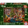 Puzzle 1000 pièces : Disney, Mickey et Minnie décorent le sapin