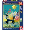 Puzzle 1000 pièces : Chat dans une mer de fleurs