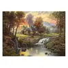 Puzzle Schmidt - Thomas Kinkade : Cabane dans la montagne, 1000 pièces