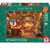 Schmidt Spiele Le Père Noël examine la liste de souhaits (1000 pièces)