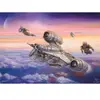 Schmidt Spiele Puzzle 1000 pièces - Thomas Kinkade : Le Mandalorien, L'Escorte