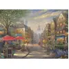 Puzzle Schmidt - Thomas Kinkade : Café à Munich, 1000 pièces