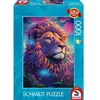 Schmidt Spiele 59783 Puzzle Lion dans Le Vent de Couleurs, 1000 pièces, Multicolore