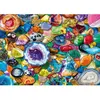Puzzle Hexagone, Assortiment de pierres précieuses, 592 pièces