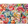 Puzzle Hexagone, Grandes Fleurs, 592 pièces