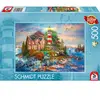 Puzzle 500 pièces : Phare sur le rocher