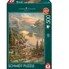 Schmidt Puzzle 500 pièces : Splendeur au bord du lac - Thomas Kinkade