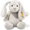 Steiff Soft Cuddly Friends Lapin Hoppie - 080470 - Gris Clair - 28 cm