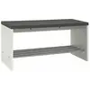 SWITHOME 3S. x Home Banc de rangement chaussure avec plateau décor granit