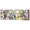 3S. x Home Garderobe murale Home multicolore 3 crochets