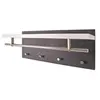 3S. x Home Garderobe murale décor granit tringle et crochets métal