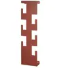 3S. x Home Garderobe murale en métal laqué rouge avec 6 crochets