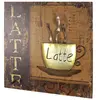 3S. x Home Garderobe murale Latte avec 3 crochets