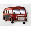 3S. x Home Garderobe murale et miroir Classic Bus rouge 5 crochets