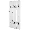 3S. x Home garderobe murale 6 crochets