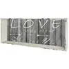 HAKU Möbel Étagère murale vintage love 76cm gris