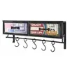 HAKU Möbel garderobe Murale Vintage, métal - Dim.: L 77 cm x H 34 cm x P 24 cm, Style: Industrial